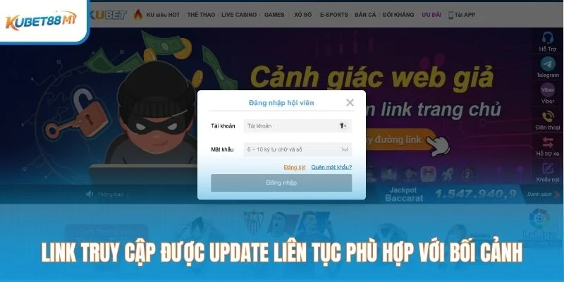 Link akses diperbarui secara berterusan sesuai dengan konteks