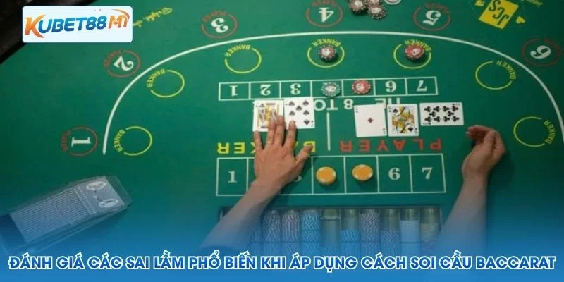 Menilai kesalahan yang umum saat menggunakan cara Baccarat